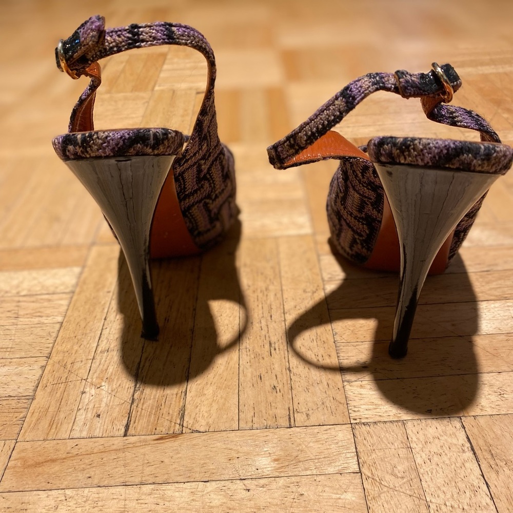 Missoni Shoes previously worn.  Missoni Slingback Pumps